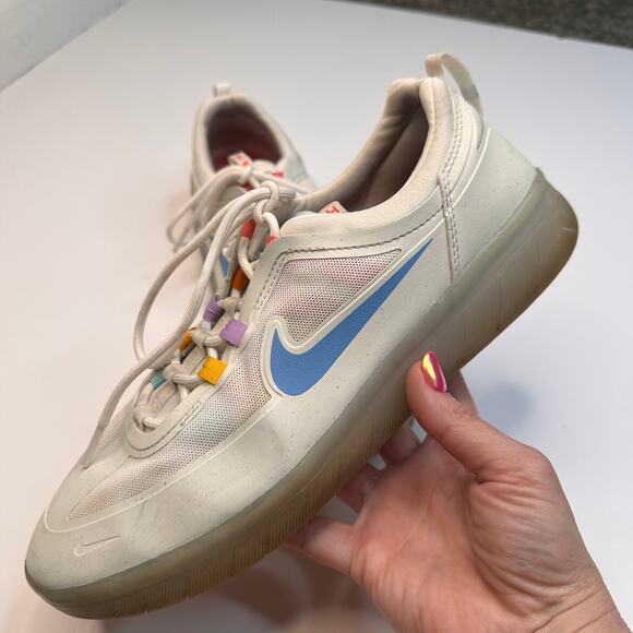 Nike Other - Nike SB Nyjah Free 2 Summit White Skate Shoes